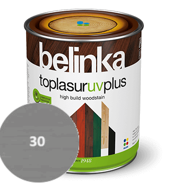 BELINKA TOPLASUR UV PLUS 30 platinová šedá (30), 2,5 l